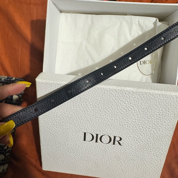 Dior Blue and Cream Women's Belt Bag - Picture 7 of 12